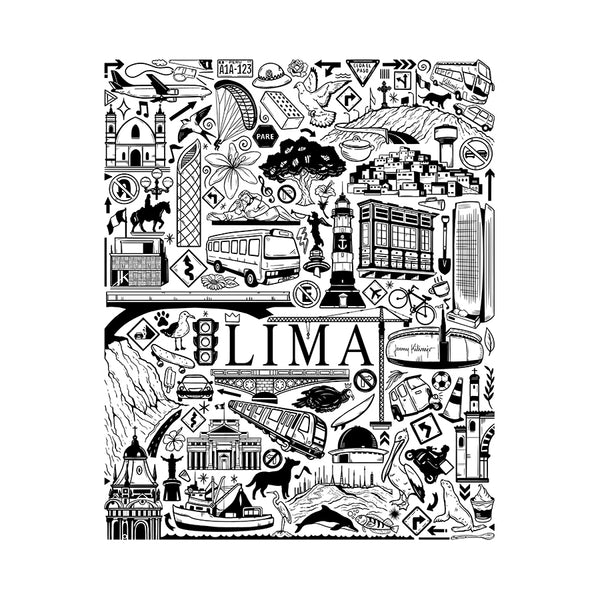 LIMA DOODLES BLANCO